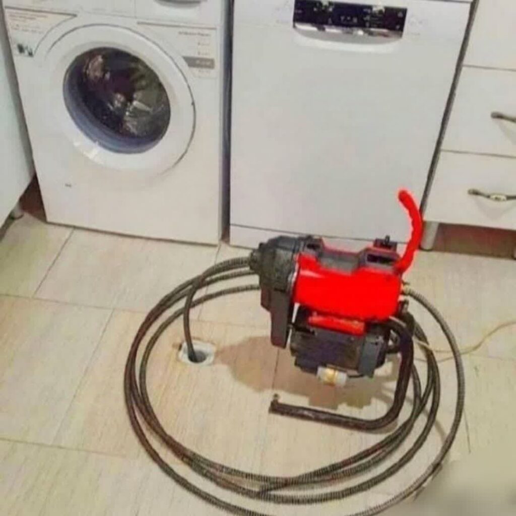 رفع گرفتگی لوله کف شور