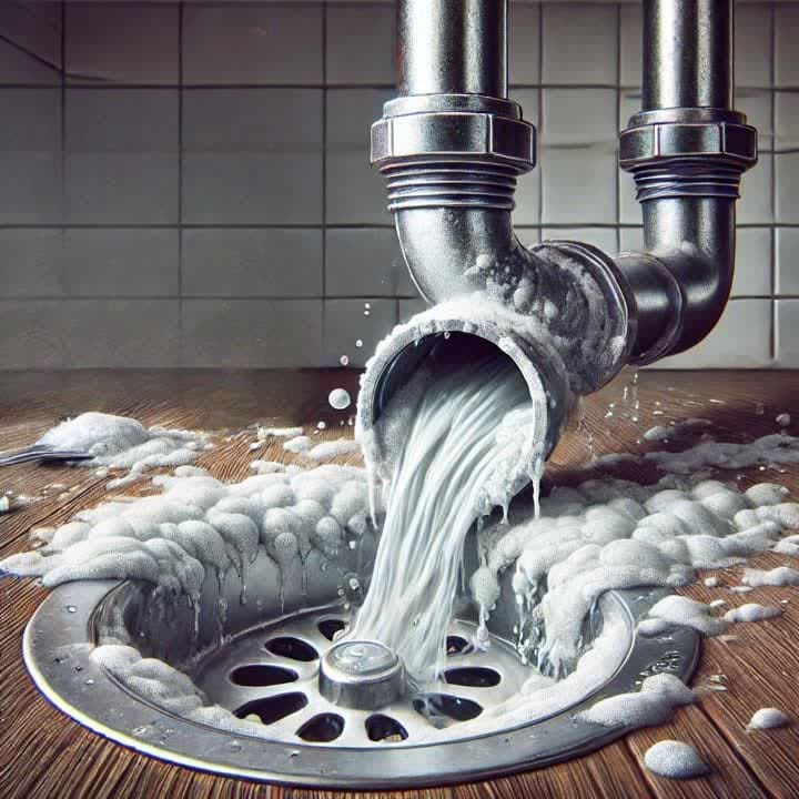 پاکسازی گرفتگی لوله سینک آشپزخانه