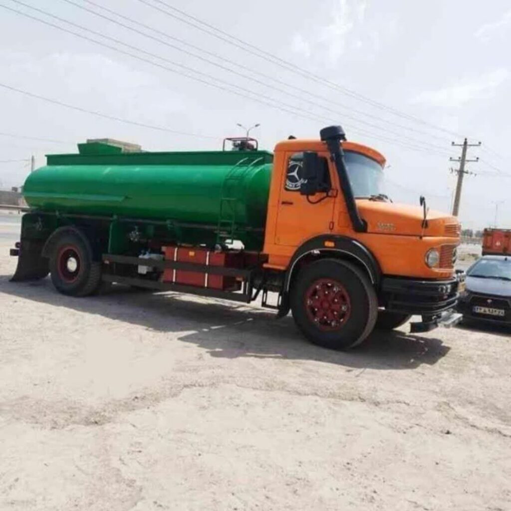 تخلیه اصولی چاه و استفاده از تانکر های حجیم و قدرتمند